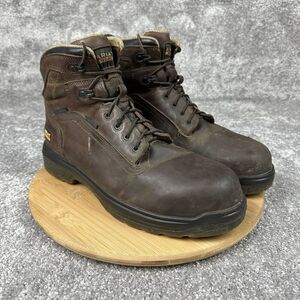 Ariat Turbo 6" Waterproof Carbon Toe Work Boots Mens 11.5D Brown Waterproof